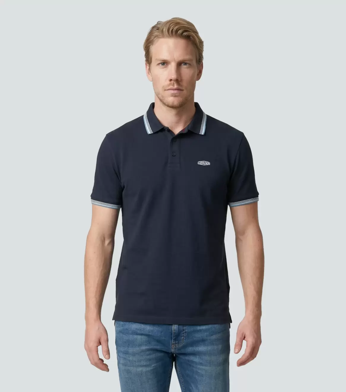 Polo Chevignon Details Neck Mc