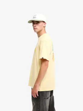 Evo Vibes Camiseta de manga corta Amarillo Hombre