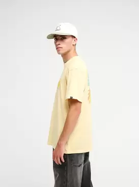 Evo Vibes Camiseta de manga corta Amarillo Hombre