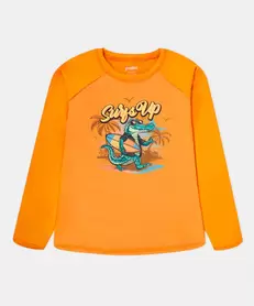 Camiseta Manga Larga de Playa Para Niño