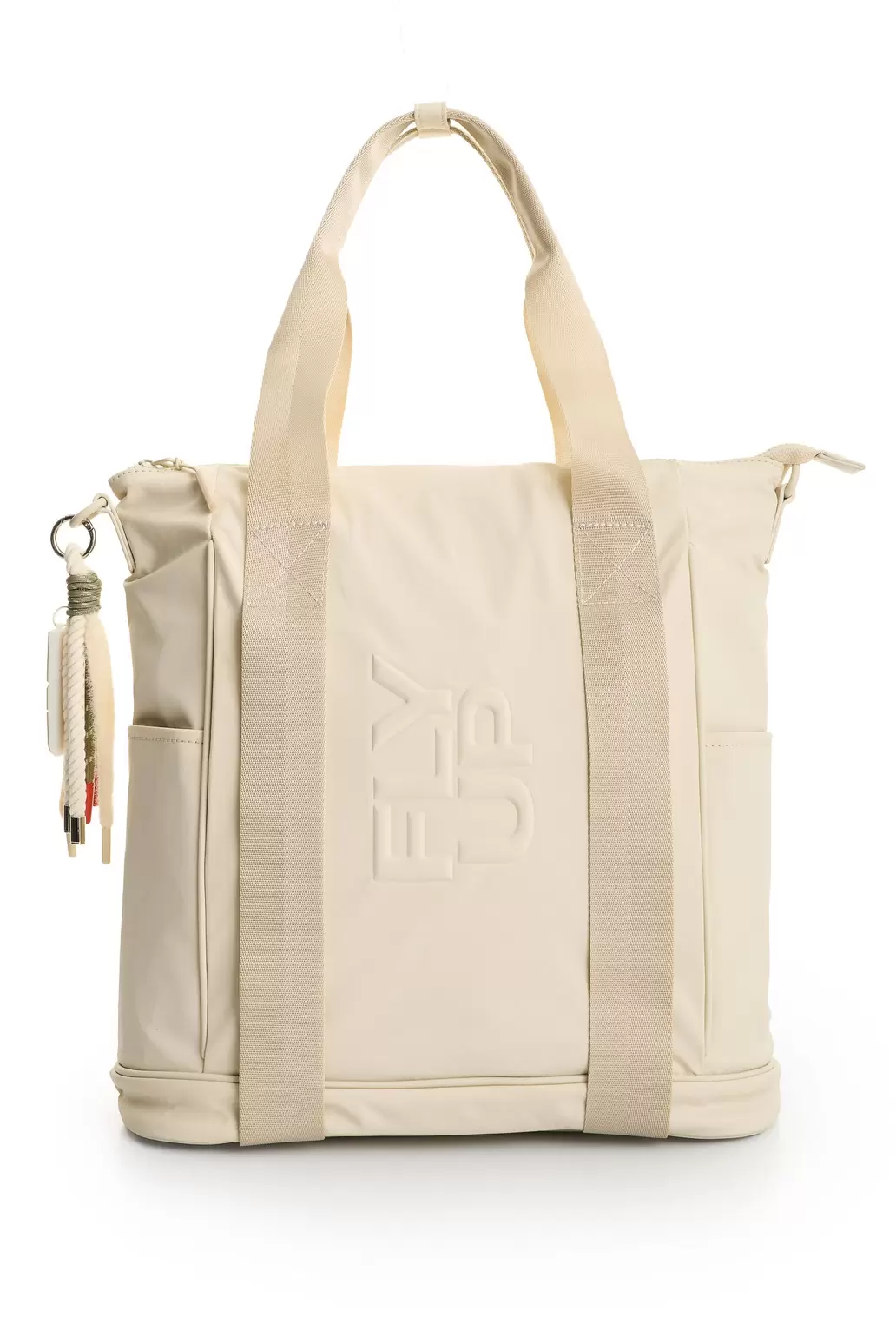 Shopping Sprint en lona para mujer Fly Up Crema