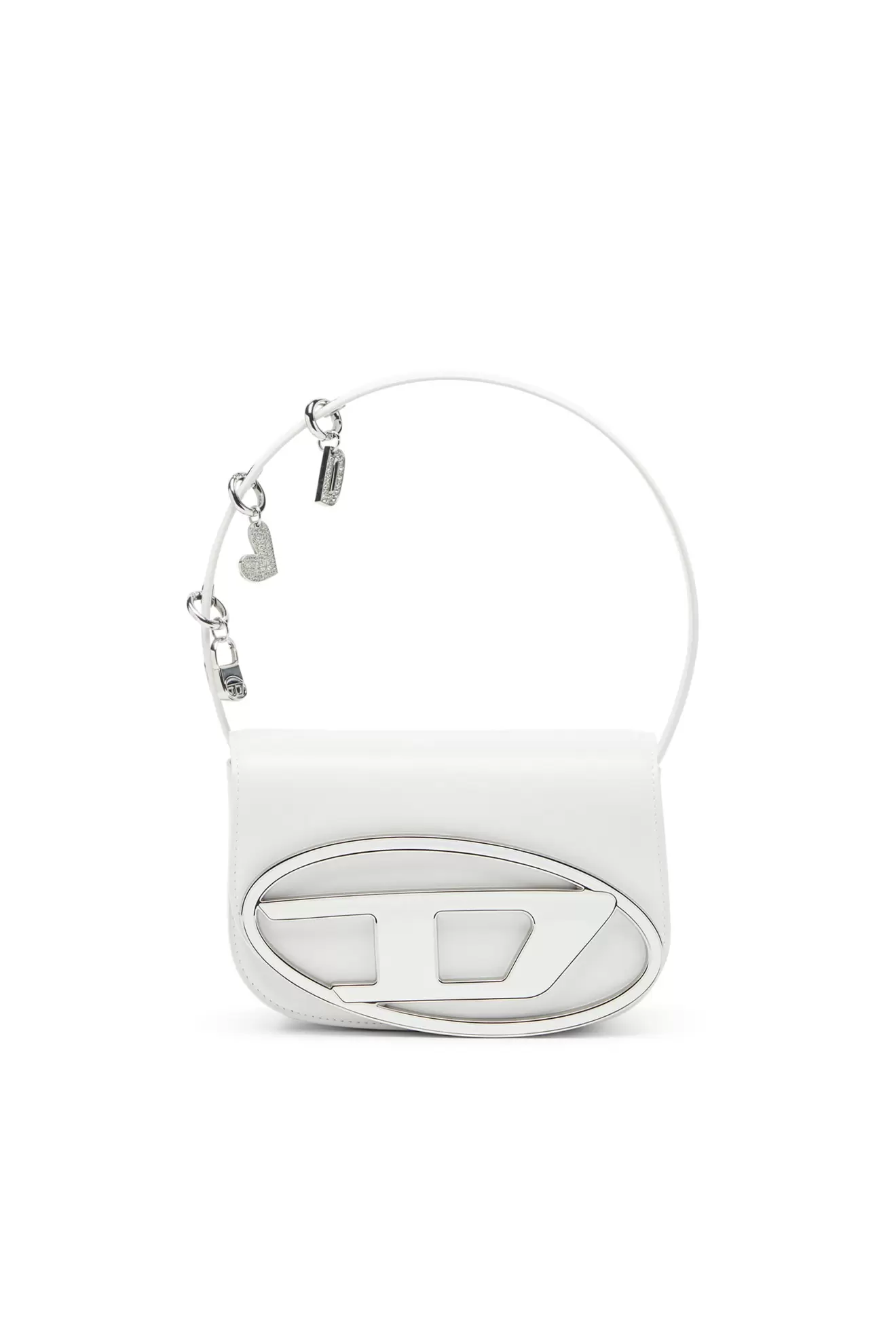 1DR -Iconic shoulder bag in leather with handle charms