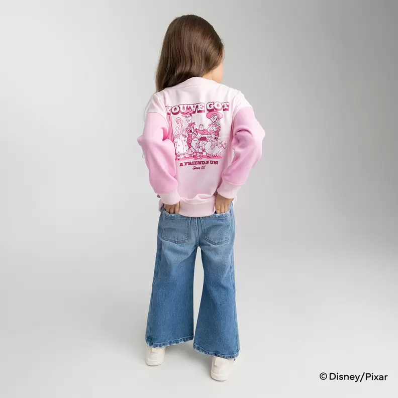 Buzo sin capucha para niña inspirado en Toy Story