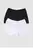 Cachetero Paq X2 Mujer Bicolor Blanco/Negro FI 96216