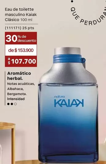 Natura - Eau de toilette masculino Kaiak Clássico 100 ml (111171)