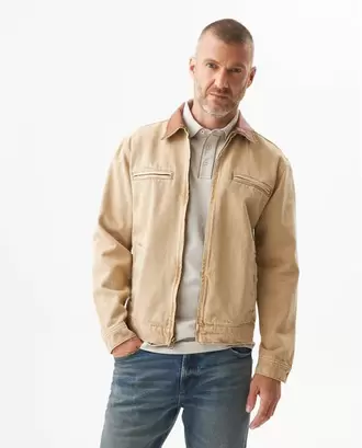 Chaqueta Tipo Biker en Denim para Hombre
