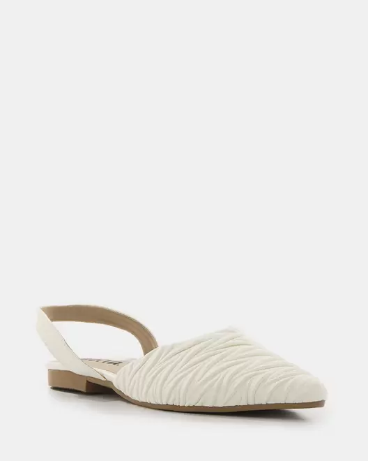 Slingback Drape - 20503 - BLANCO HUESO