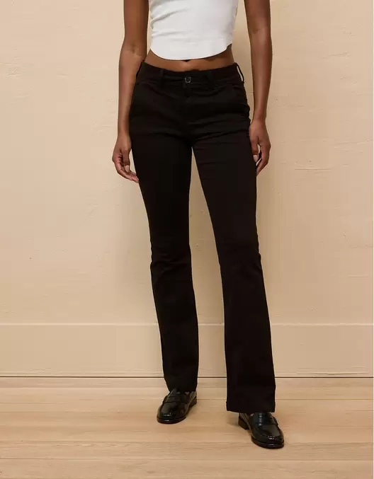 Pantalón Kick Boot de Tiro Alto semi acampanada para Mujer