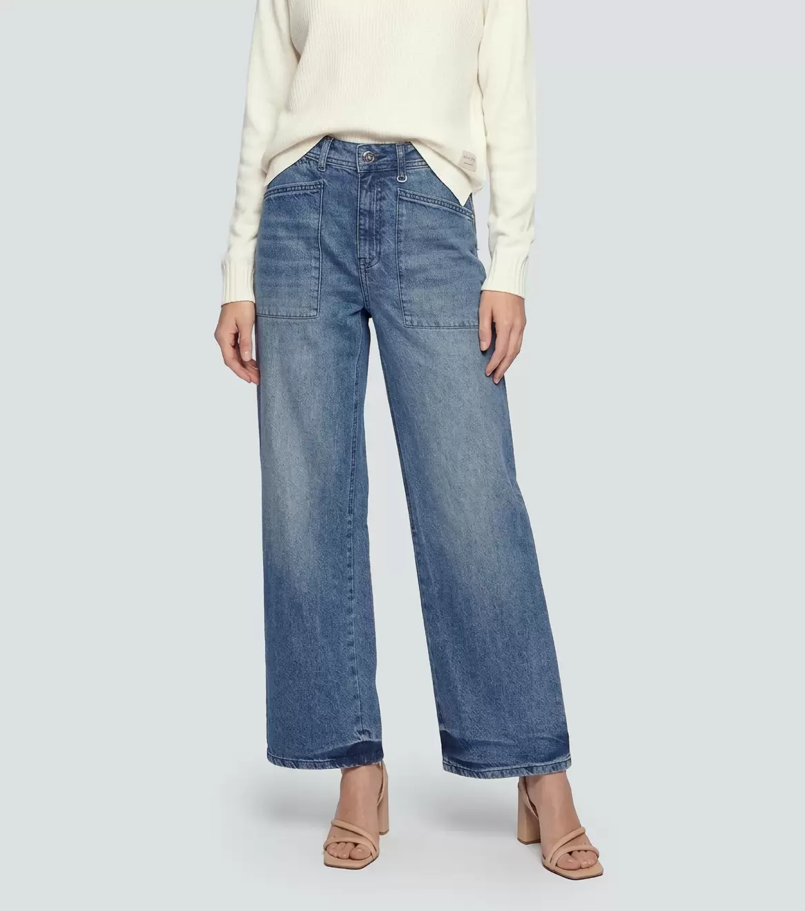 Praga Jean Para Mujer Bota Recta Salome Derek