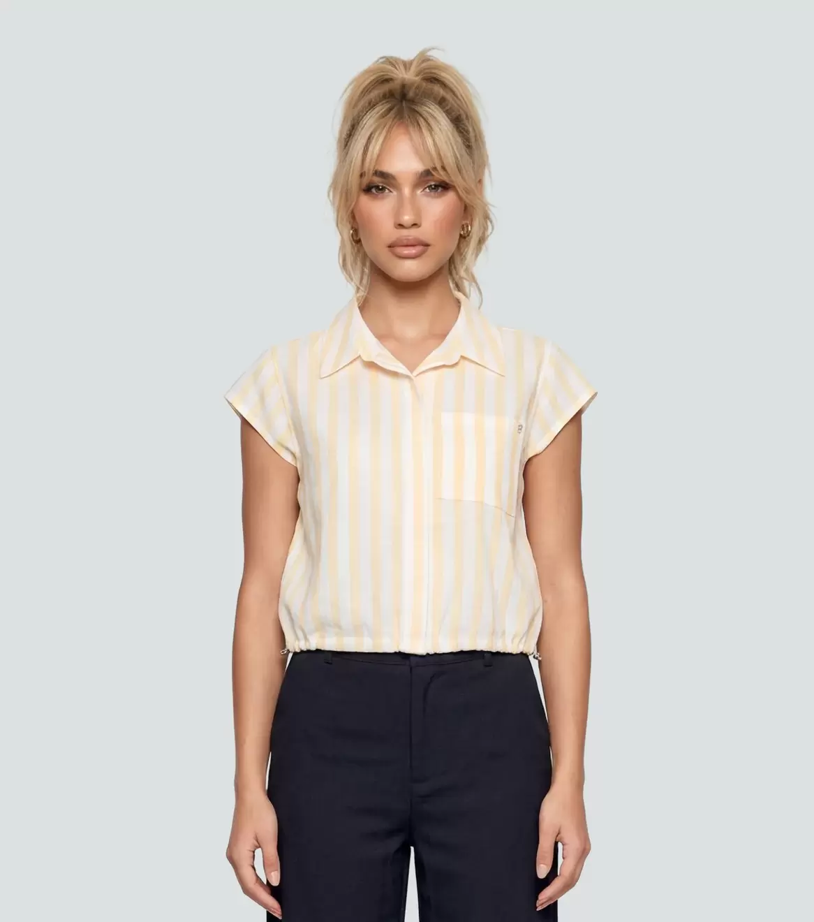 Blusa Camisera Para Mujer Manga Corta Michelle Derek