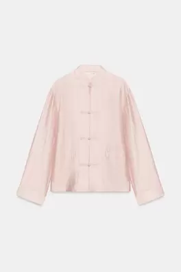 CAMISA SATINADA ALAMARES ZW COLLECTION