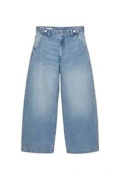 Jeans balloon cintura ajustable