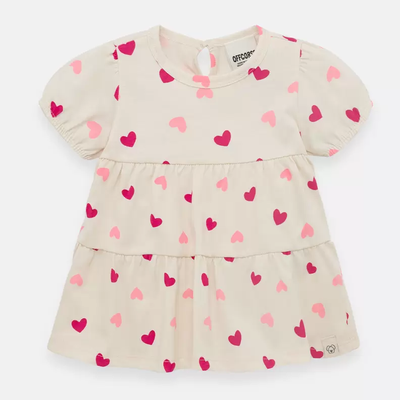 Vestido para bebé niña manga corta