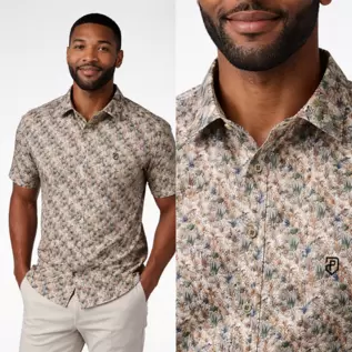 Camisa Barranquilla Selva (beige)