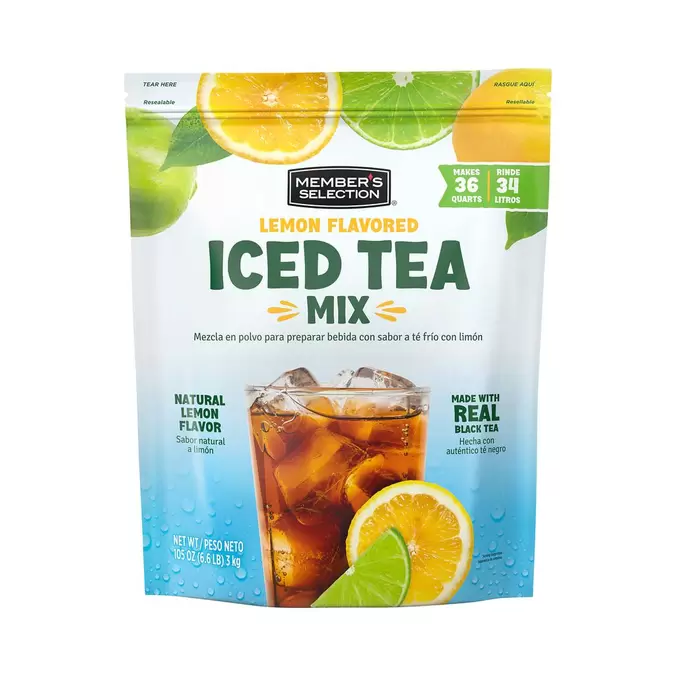 Member's Selection Mezcla en Polvo Sabor a Té Frío con Limón 3 kg / 6.6 lb