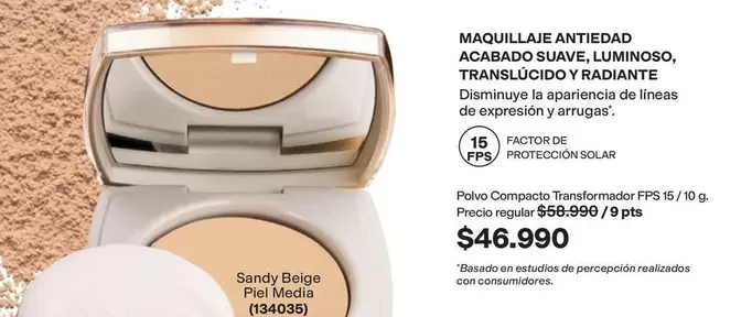 Suave - MAQUILLAJE ANTIEDAD ACABADO SUAVE, LUMINOSO, TRANSLÚCIDO Y RADIANTE