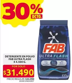 Fab - DETERGENTE EN POLVO ULTRA FLASH