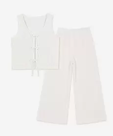 Conjunto Pantalón y Chaleco Para Niña
