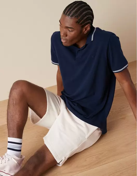Camiseta tipo polo Lived-In Ae