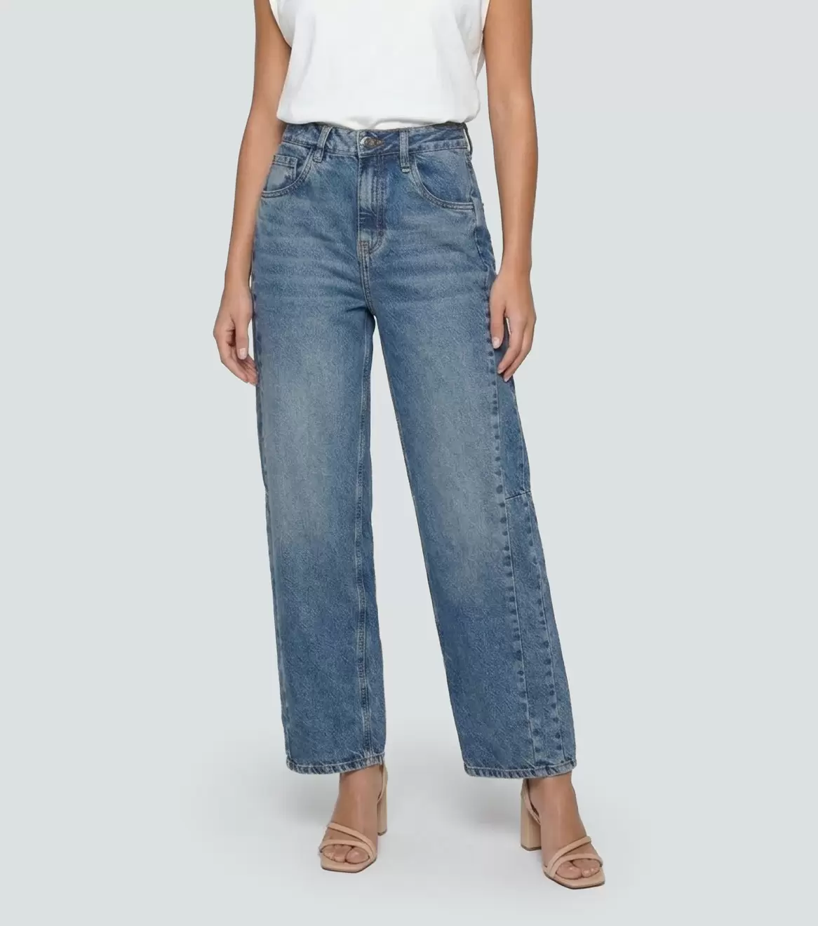 Praga Jean Para Mujer Tipo Barrel Sabrina Derek