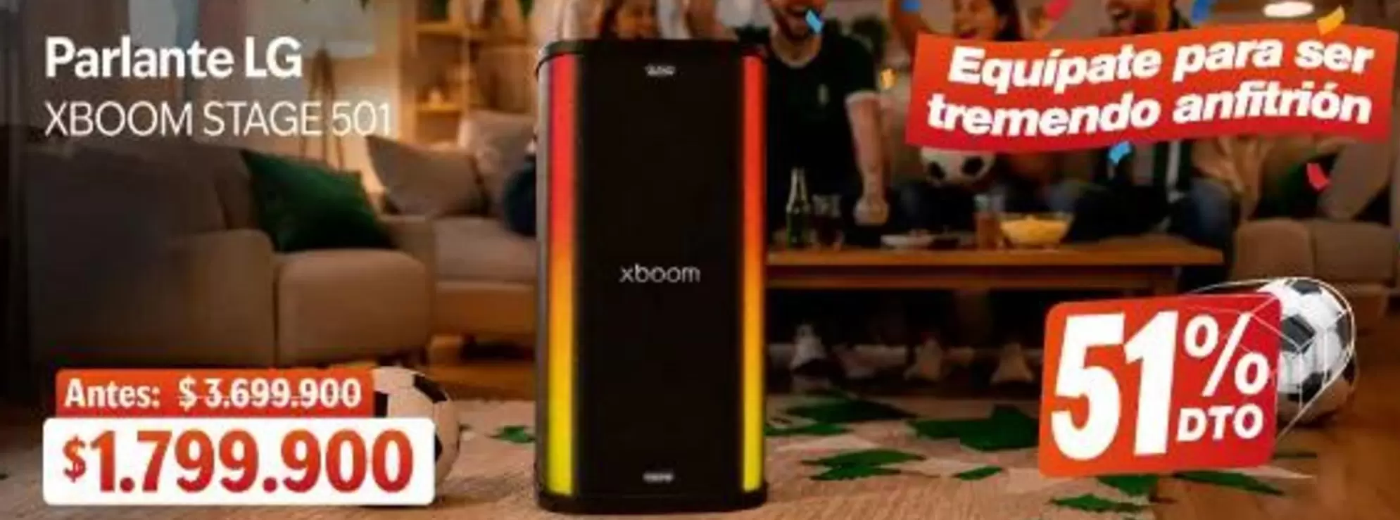 LG - Parlante XBOOM STAGE 501