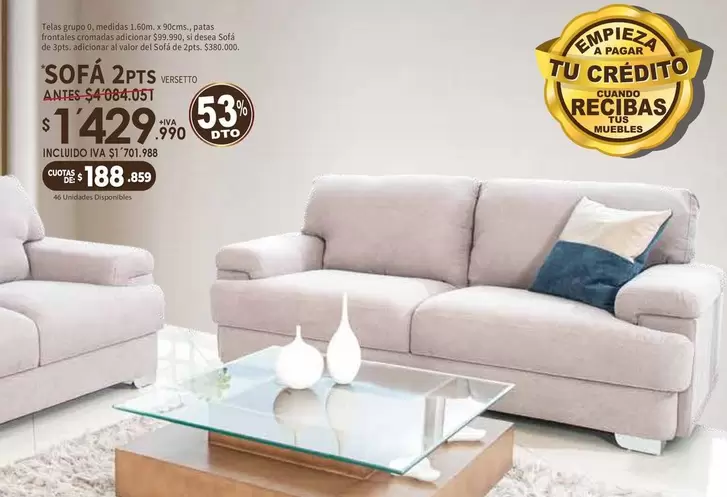 Valor - SOFA 2PTS AN16C-64 084-05T