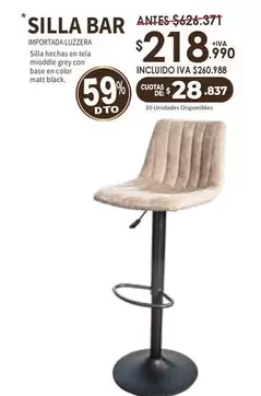 SILLA BAR