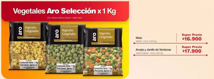 Aro - Vegetales Selección