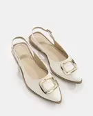 Baleta Slingback Hebilla - 20219 - MARRON