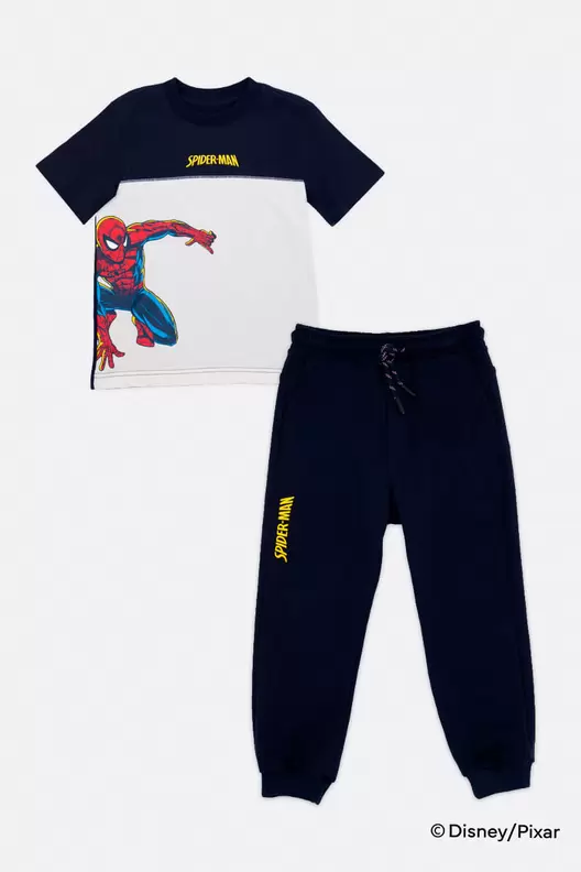 Conjunto inspirado en Spiderman para niño de 2 a 7 años