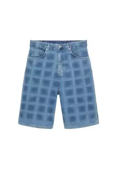 Bermuda vaquera skater laser print