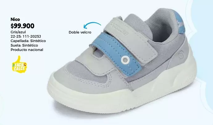 Nico -  Gris/azul 22-25 111-20253