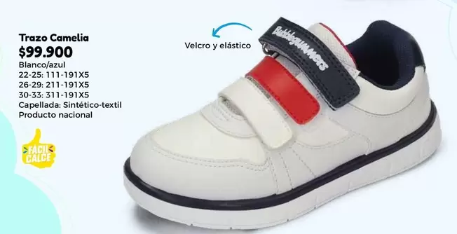 Nacional - Trazo Camelia 22-25 111-191XS 26-29 211-191XS 30-33 311-191XS