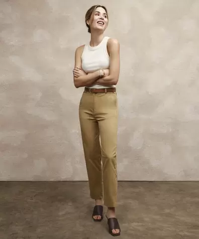 Pantalon Chino Unicolor