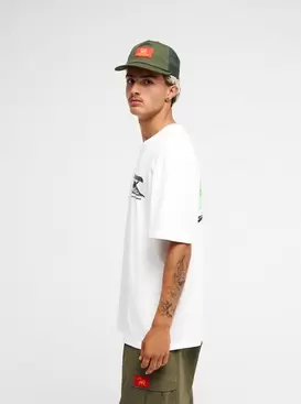 Bob Marley Uprising Camiseta de manga corta Blanco Hombre