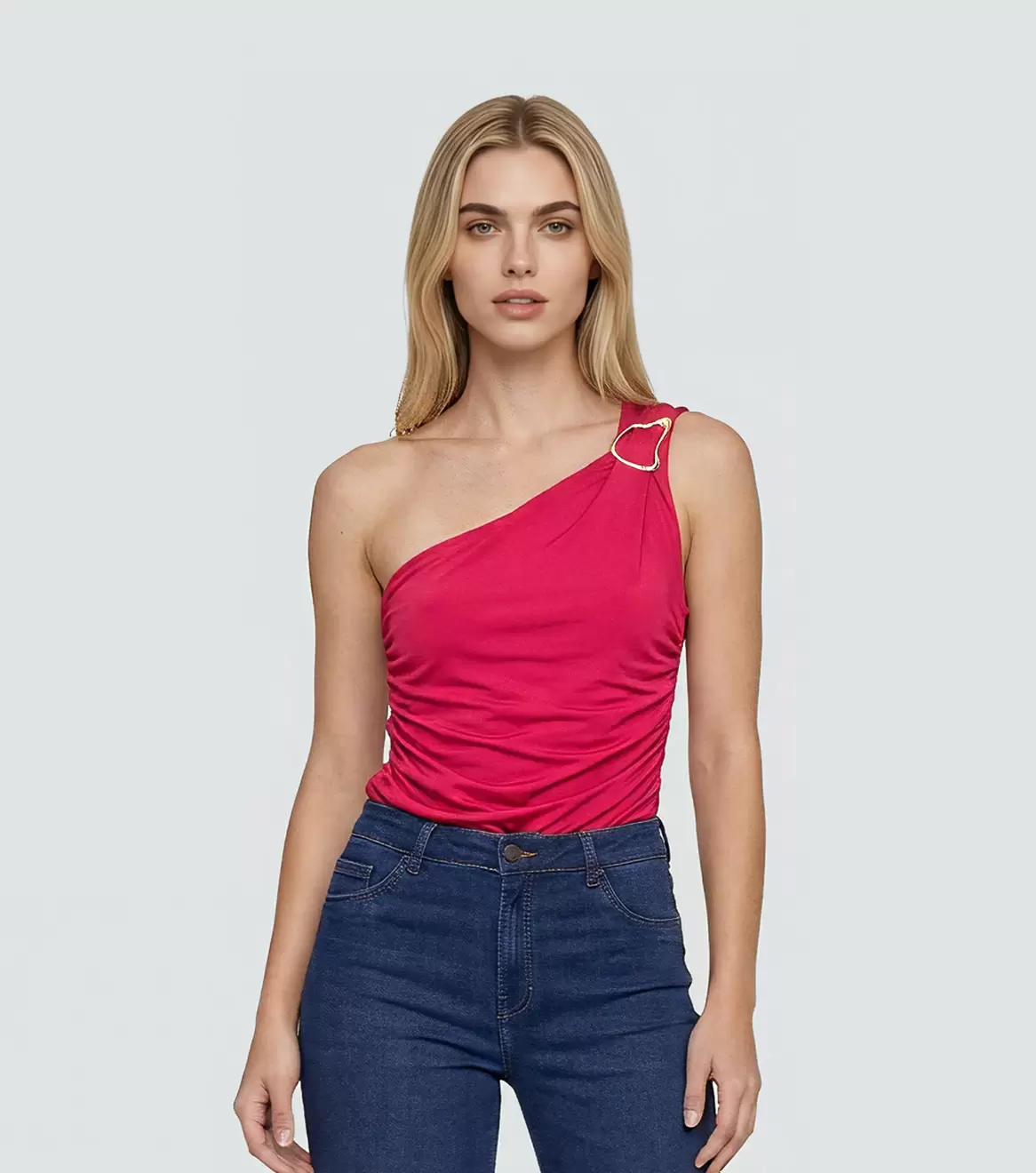 Body Para Mujer Medio Hombro Con Herraje Samantha Derek