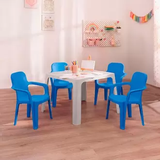 Combo Infantil, 1 Mesa, 4 Sillas
