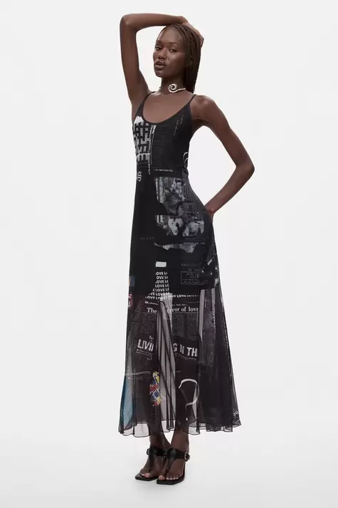 Vestido Tirantes Estampado