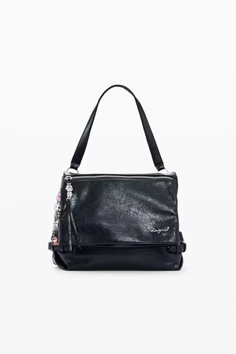 Mochila Efecto Piel Mediano