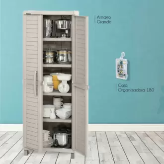 Armario Grande Barú Con Caja Organizadora 180Mm