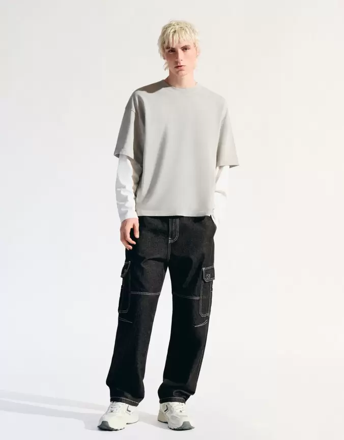 Jeans baggy cargo