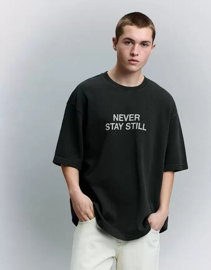 Camiseta manga corta print