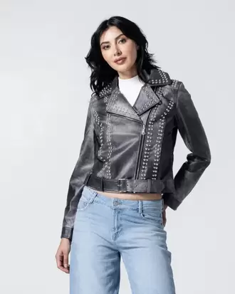 Chaqueta Sintetica Biker Ambared