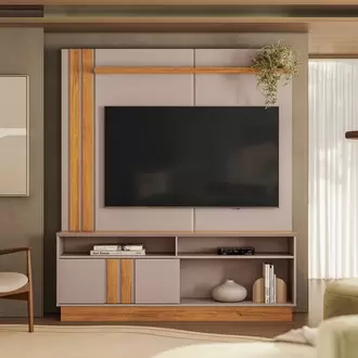 Centro de Entretenimiento Fortaleza | Mueble de Estilo Moderno | Mueble de TV hasta de 55"