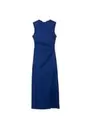 Sleeveless Bengaline midi dress
