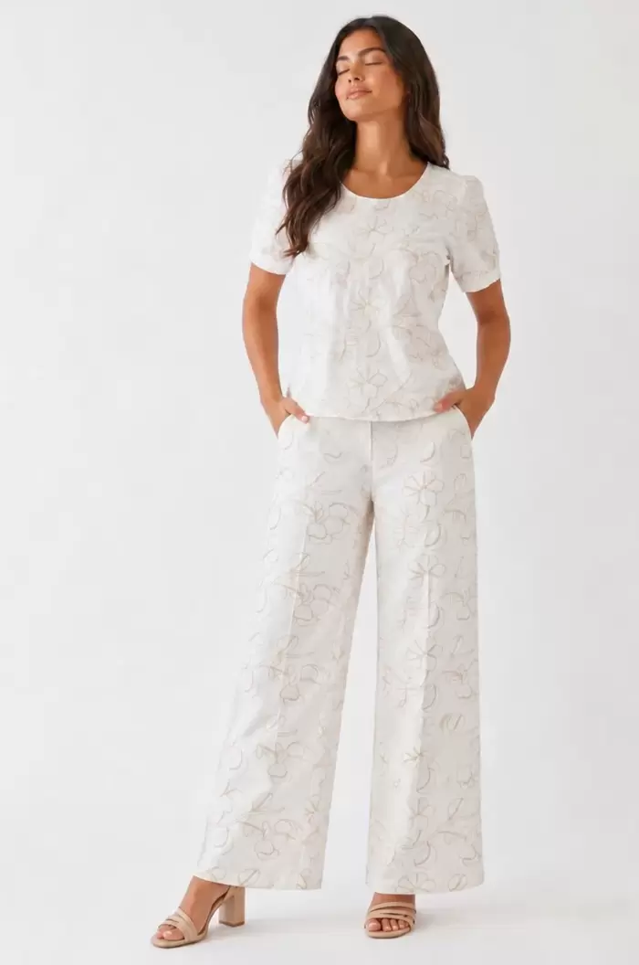 Pantalón Floral