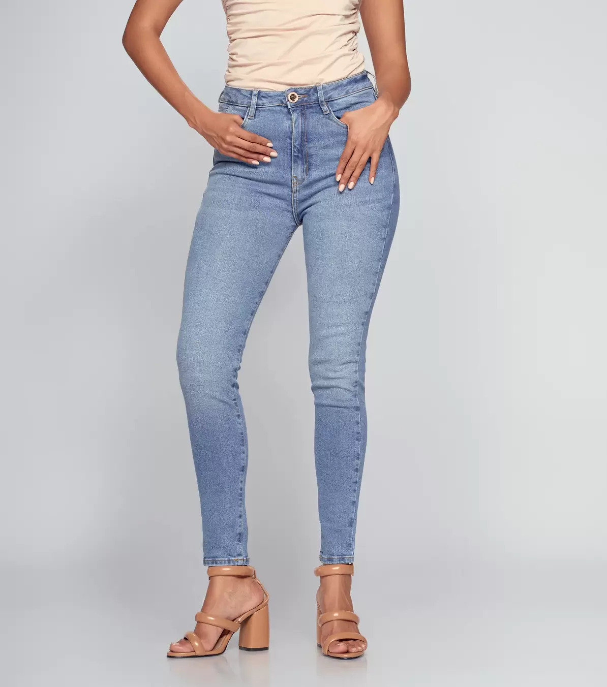 Praga Jean Skinny Para Mujer Bella Derek