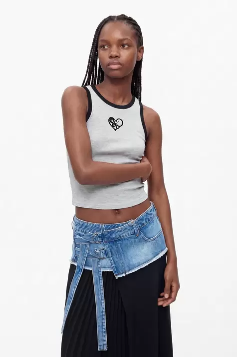 Camiseta Sin Mangas 100% Algodón