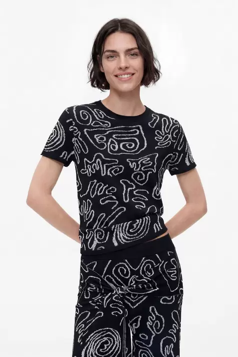 Camiseta Punto Jacquard