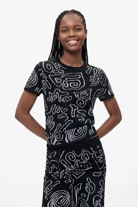 Camiseta Punto Jacquard